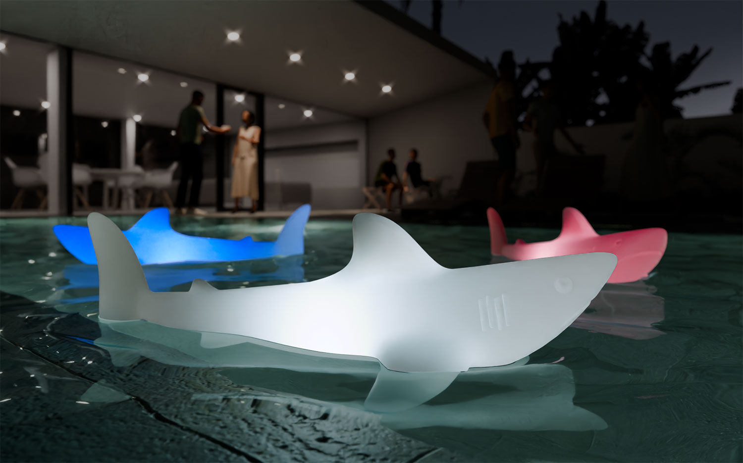 Kabellose LED-Designerlampe "BOBB - The Shark Lamp" (In- und Outdoor), dimmbar - Design Eva und Marke Newton von Goodnight Light