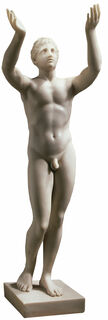 Staty "Bönande Efebe" (originalstorlek), version i konstgjord marmor von Leochares