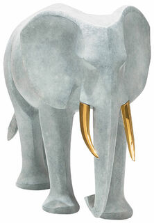 Skulptur "Elefant", brons grå version von SIME