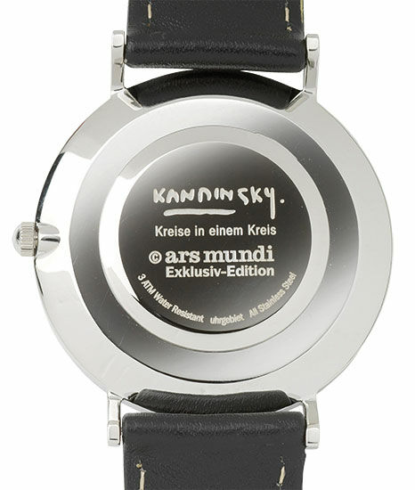 Konstnärsarmbandsur "Kandinsky - Cirklar i en cirkel"