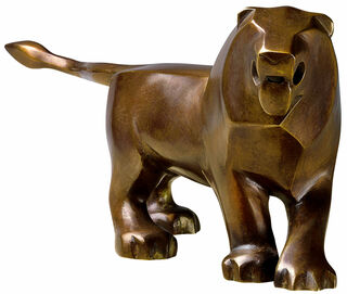Skulptur "Lilla lejonet", brons von SIME