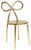 Designer chair "Ribbon Chair", golden metallic version - Design Nika Zupanc