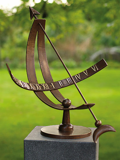 Sonnenuhr "Kopernikus", Bronze