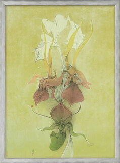 Picture "Lady's Slipper" (1989), silver-coloured framed version
