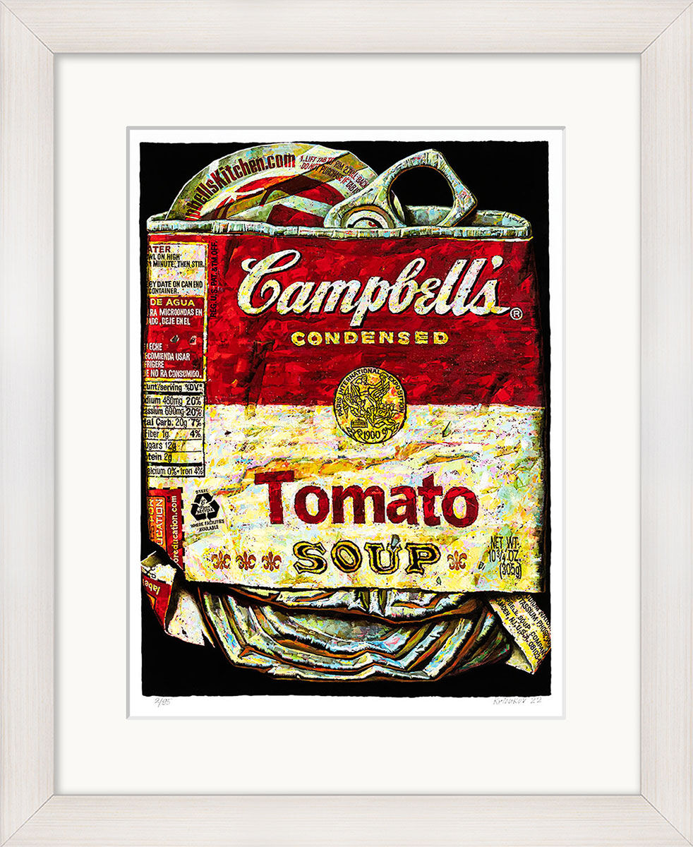 Tableau "Tomato Soup" (2022), encadré von Andrei Krioukov