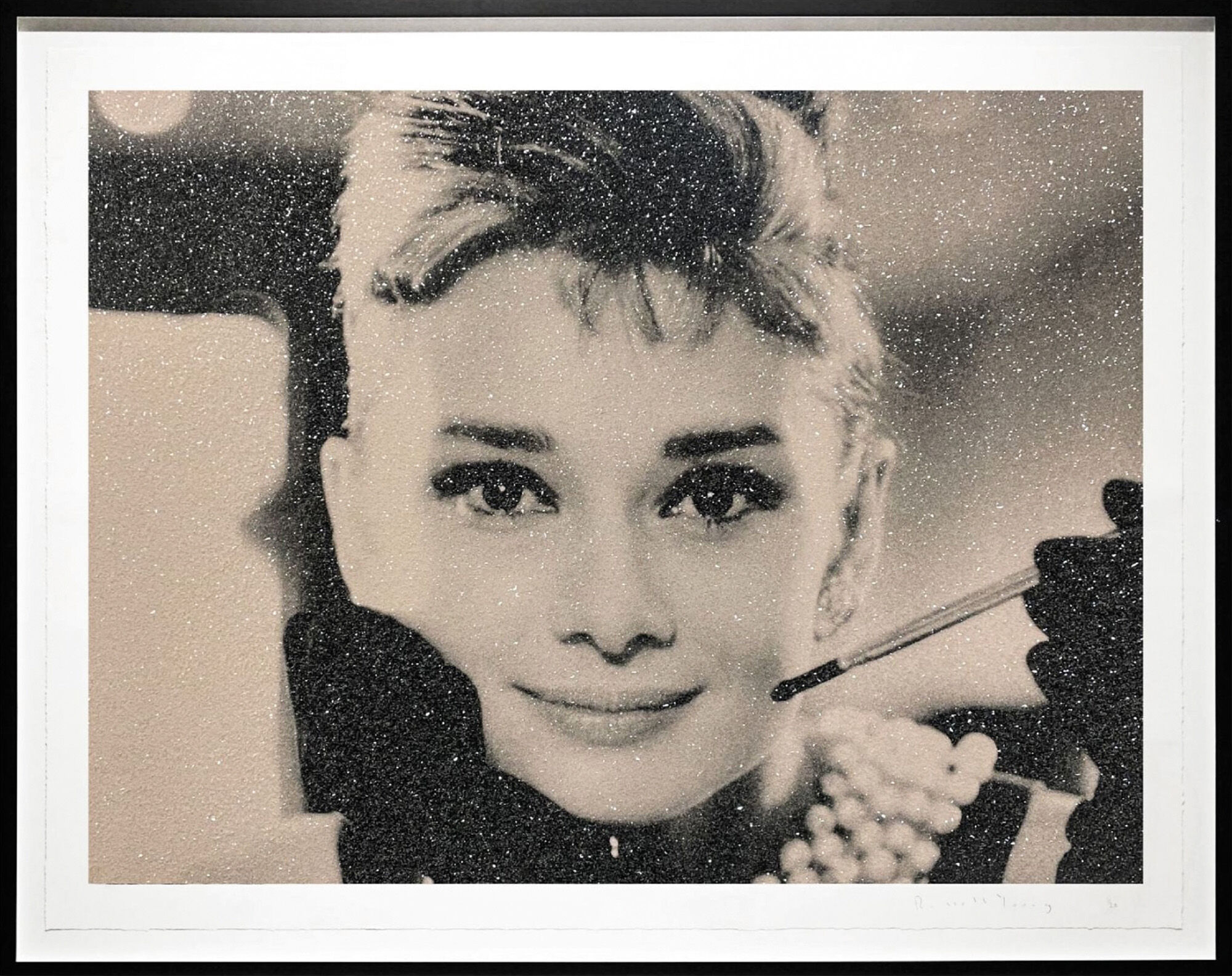 Bild "Audrey Hepburn (Champagne)" (2018) von Russell Young