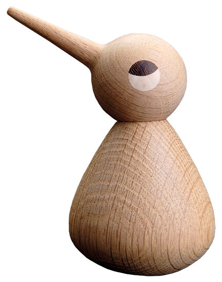 Træfigur "Bird Natural-Coloured" (stor, højde 12 cm) - Design Christian Vedel von ArchitectMade