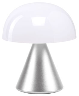 Draadloze LED decoratieve lamp "Mina S" (metallic zilver versie), dimbaar