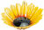 Glasschale "Sonnenblume" (klein, Ø ca. 17,5 cm)