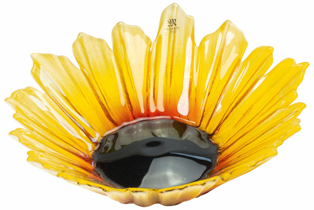 Glasschale "Sonnenblume" (klein, Ø ca. 17,5 cm) von Mats Jonasson