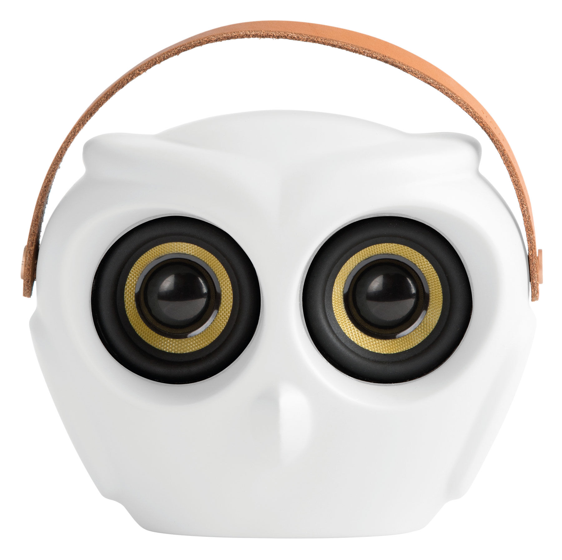 Bärbar Bluetooth-högtalare "aOWL", vit version von KREAFUNK