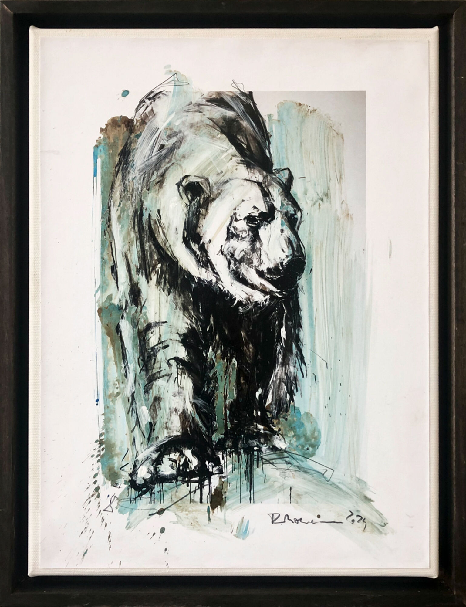 Bild "PolarBear_3.4" (2024) (Unikat) von Ralf Koenemann