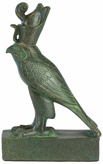 Skulptur "Horus Falcon", gjuten
