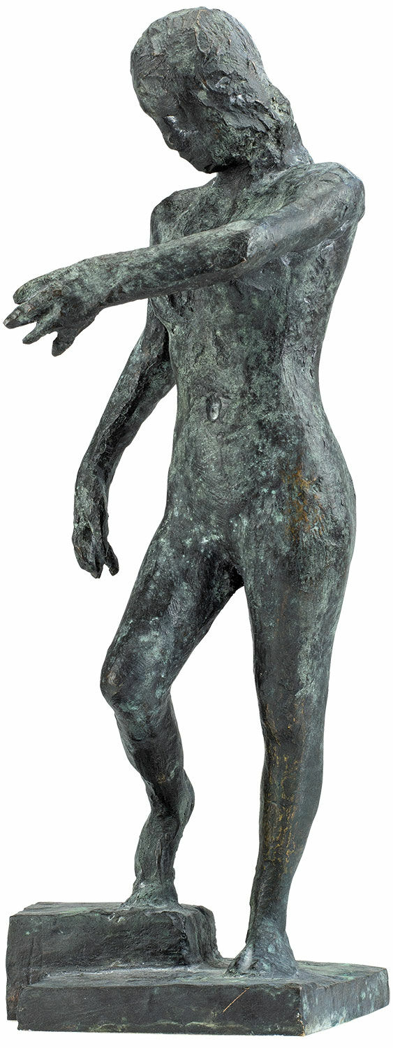 Skulptur "Maenad" (2019), brons von Thomas Jastram