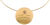 Zodiakhalsband "Vågen" (24.09.-23.10.) med lyckobringande sten rökkvarts