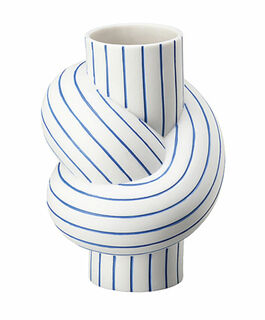 Porzellanvase "Node - Stripes Blueberry" - Design Martin Hirth