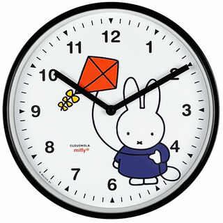 Wanduhr "Miffy flies a Kate"