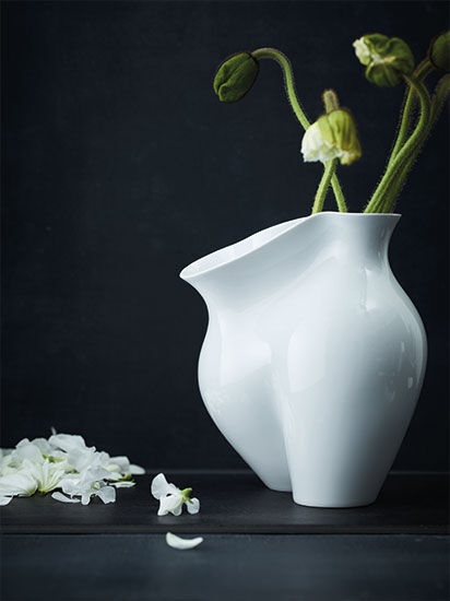 Porcelain vase "La Chute" - Design Cédric Ragot by Rosenthal