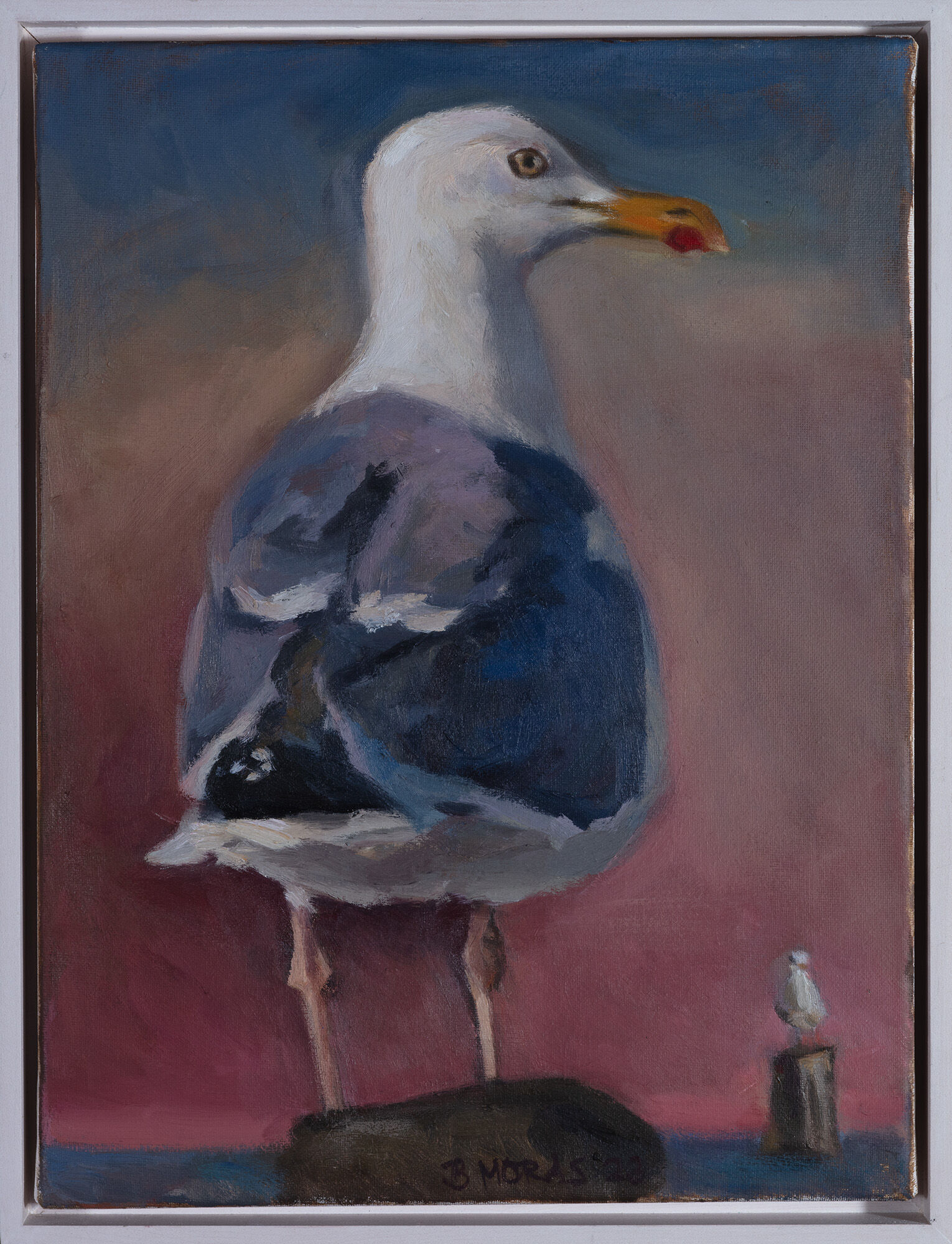 Bild "Seagulls" (2023) (Unikt föremål) von Bettina Moras