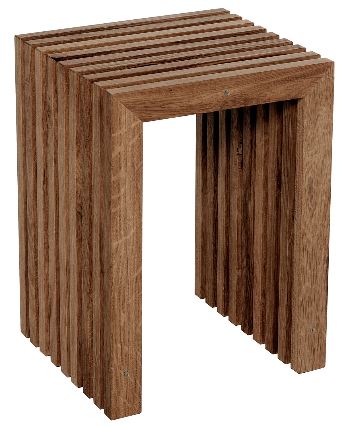 Hocker / Beistelltisch "HT1", Version in Holz dunkel geölt von Raumgestalt