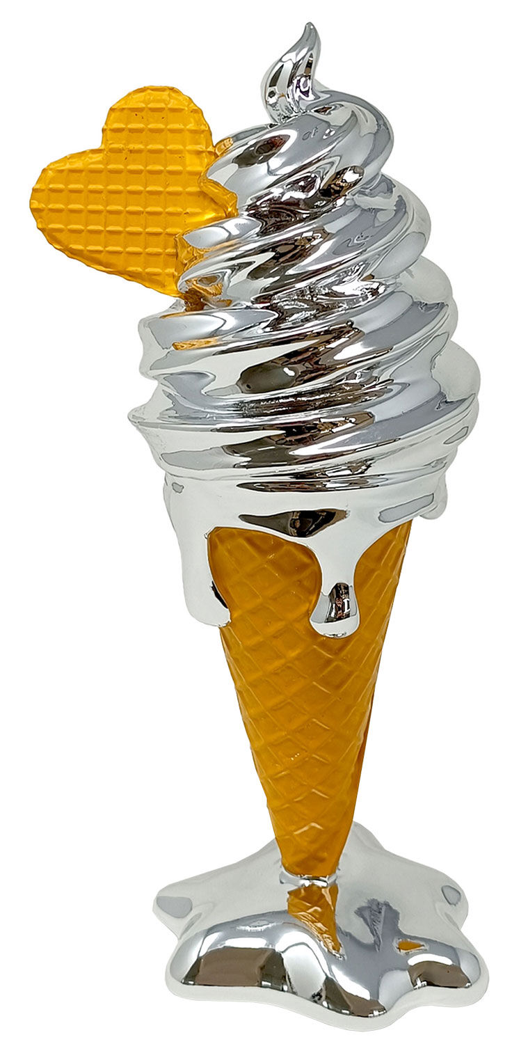 Decoratief object "Ice Cream", zilverkleurige versie cstorm-arsmundi-base.detail.by-artist Sequenze