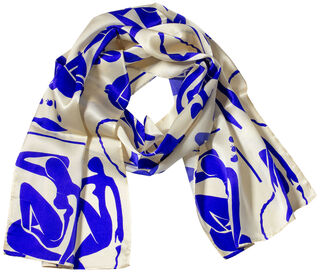 Foulard en soie "Nu bleu" (1952)