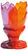 Vase "Twin C Orange-Pink", silikone