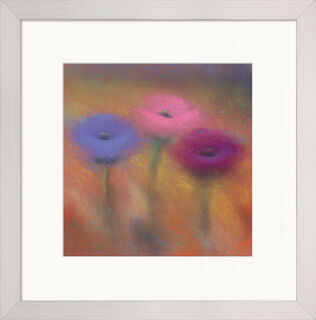 Picture "Delicate Poppy Seeds" (Original / Unique piece), framed