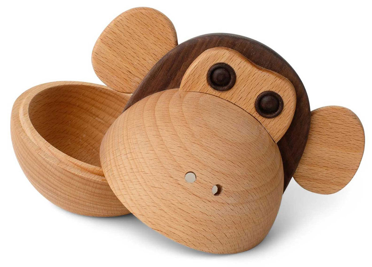 Kom met deksel "Monkey Bowl" - Ontwerp Mencke & Vagnby cstorm-arsmundi-base.detail.by-artist Spring Copenhagen