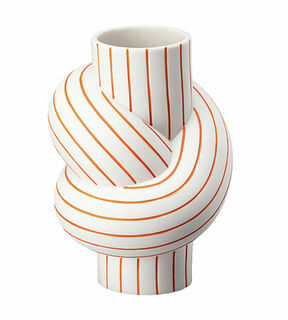 Porzellanvase "Node - Stripes Mango" - Design Martin Hirth