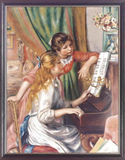 Bild Junge Mädchen Am Klavier 1892 Gerahmt Von Auguste Renoir Kaufen Ars Mundi 
