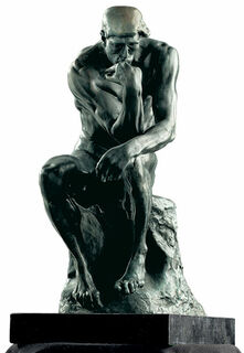 Skulptur "Tänkaren" (38 cm), bronsversion von Auguste Rodin