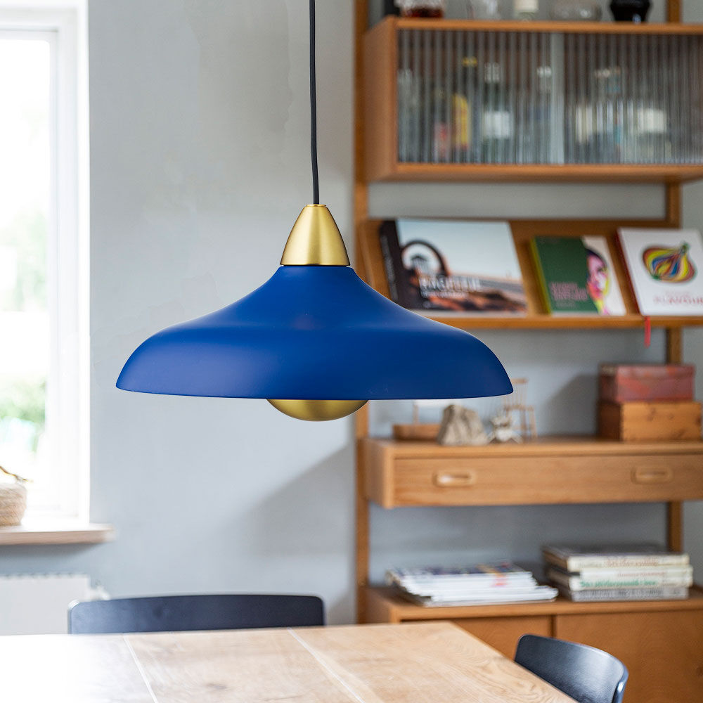 Deckenlampe "Urban Wide Dark Blue" von Superliving