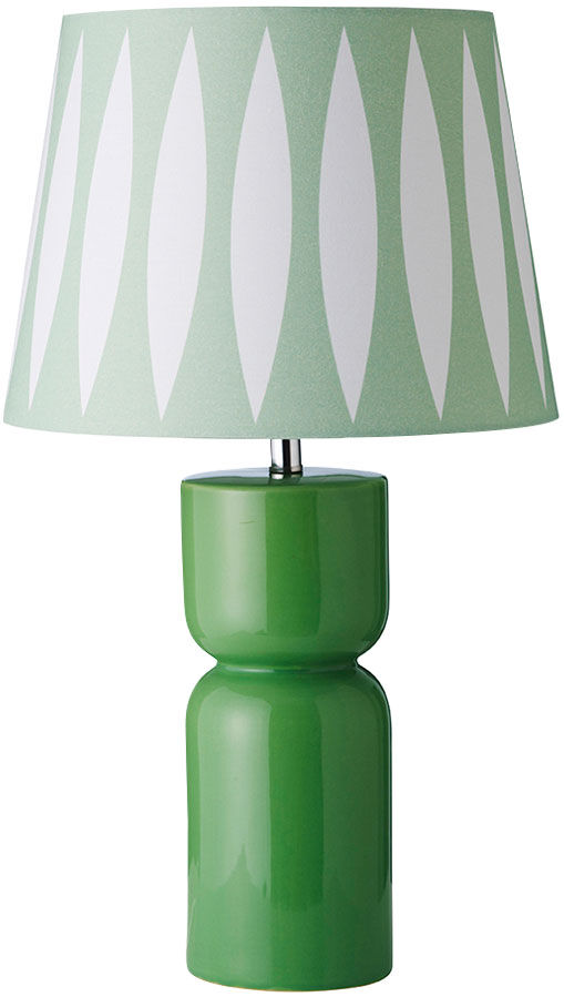 Tischlampe "Paris Green / Light Mint Elipse" von Superliving