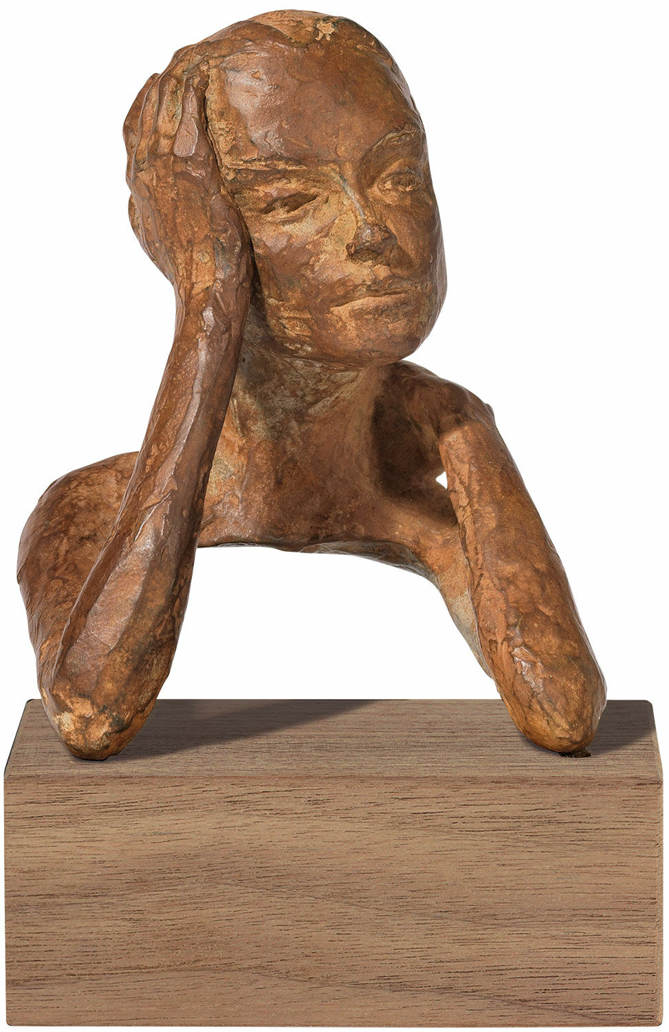 Skulptur "Lugn", brons von Valerie Otte