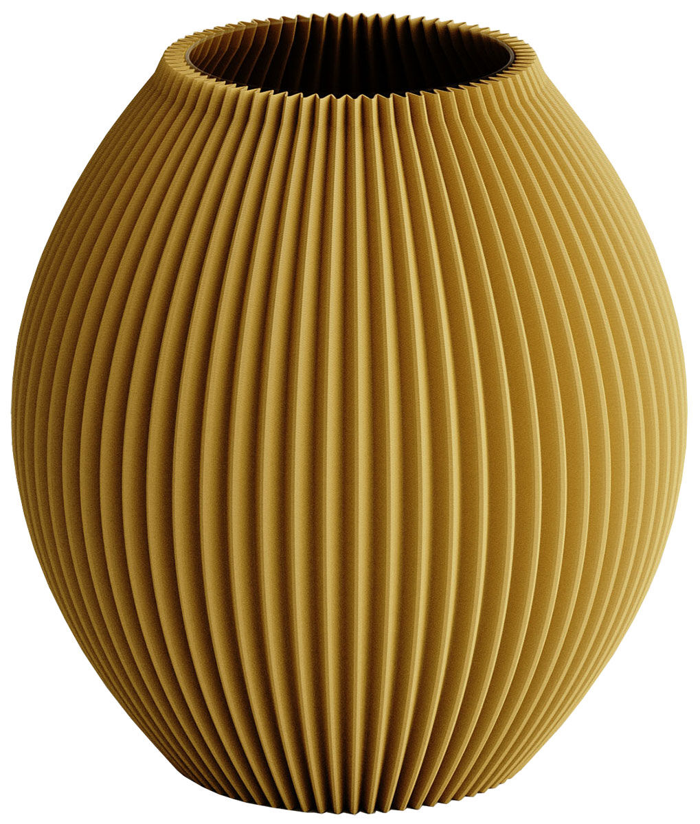 Vase "Poke - Golden Orange", kleine Version by Recozy