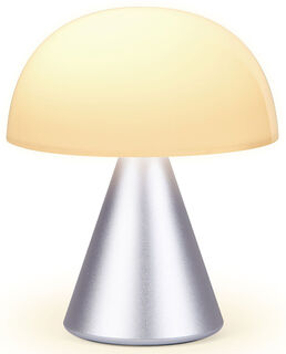 Draadloze LED decoratieve lamp "Mina M" (metallic zilver versie), dimbaar cstorm-arsmundi-base.detail.by-artist Lexon