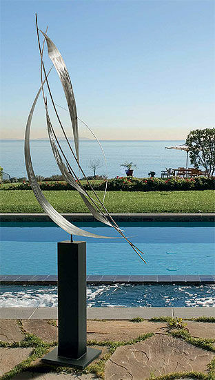 Achetez Sculpture en acier Cross Wind (vent de travers) par BJ Keith