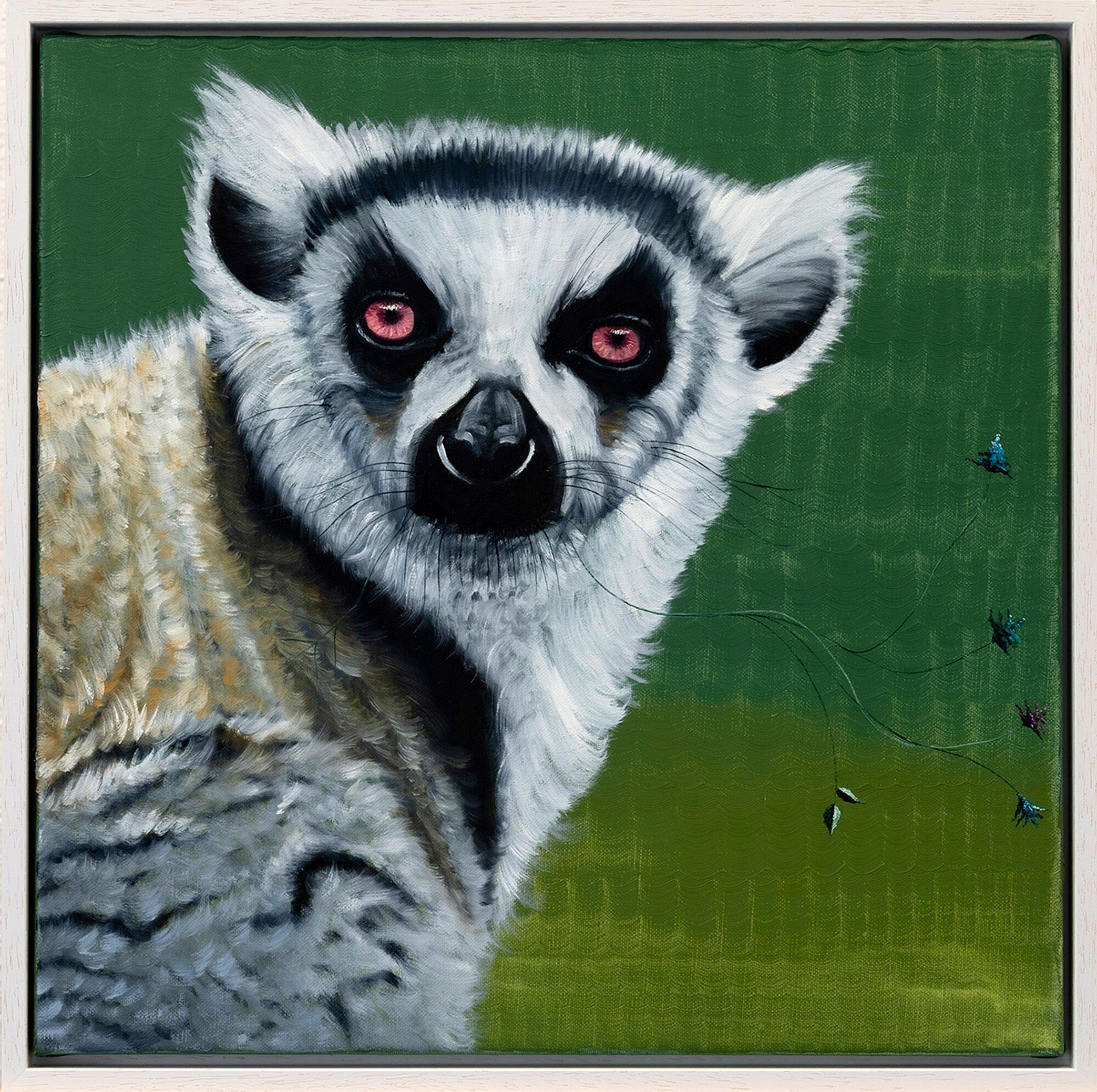 Bild "Serie Djurporträtt | Lemur" (2024) (Unikt föremål) von Lezzueck Coosemans