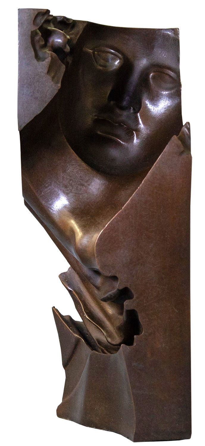 Skulptur "SHE" (2023), bronze von Matteo Mauro