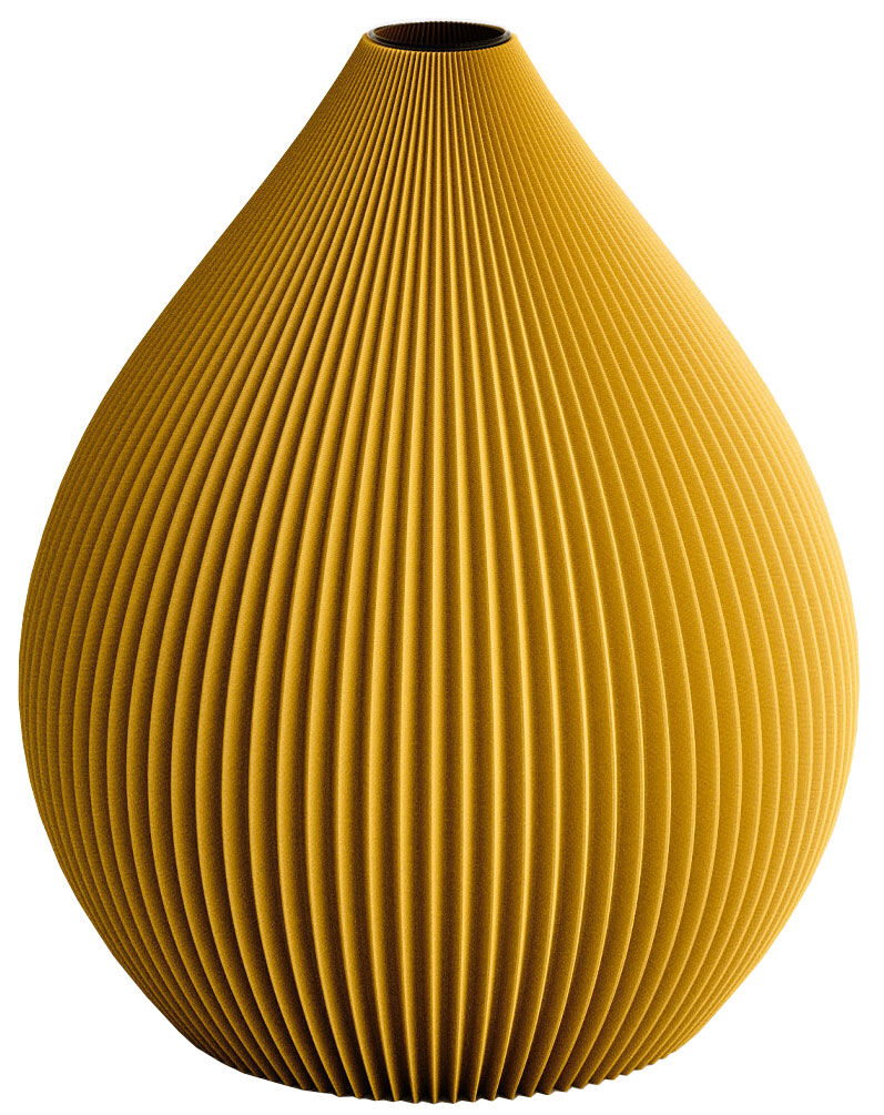 Vase "Balloon - Golden Orange", large version by Recozy