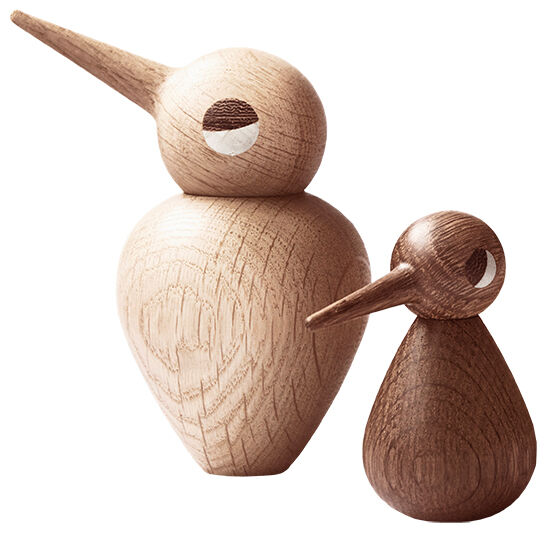 Træfigur "Bird Natural-Coloured" (stor, højde 12 cm) - Design Christian Vedel von ArchitectMade