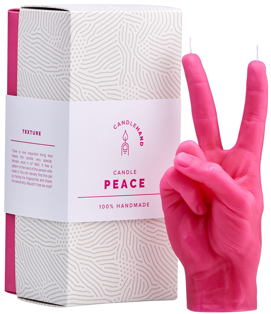 Ljus "Peace", rosa version