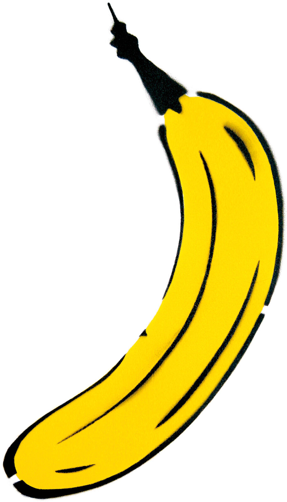 Väggobjekt "Utskuren banan" von Thomas Baumgärtel