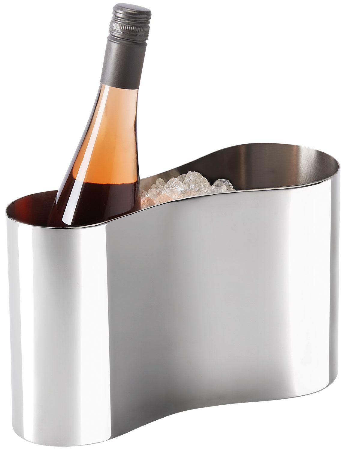 Bottle cooler "Valerie" (without contents), stainless steel by Philippi