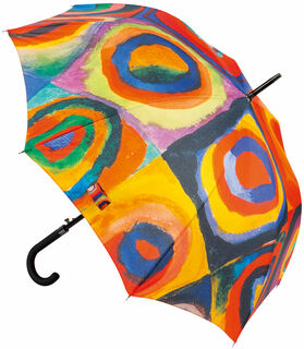 Stick paraply "Färgstudie kvadrater"