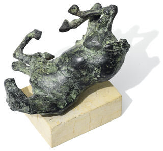 Skulptur "Rullande häst" (1997), brons von Thomas Jastram