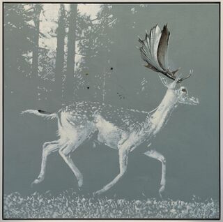 Picture "Series Bright Spot | Fallow Deer" (2023-2024) (Unique piece)