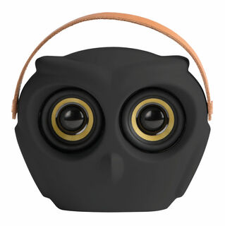 Mobiler Bluetooth-Lautsprecher "aOWL", schwarze Version