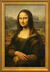 Bild "Mona Lisa (La Gioconda)" (ca 1503/05), inramad